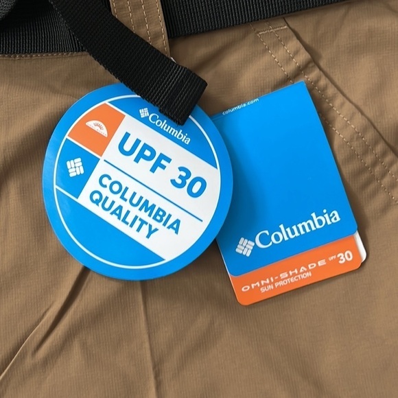 Columbia Men’s Battle ridge II omni-shade shorts in brown size 42 - Picture 5 of 14